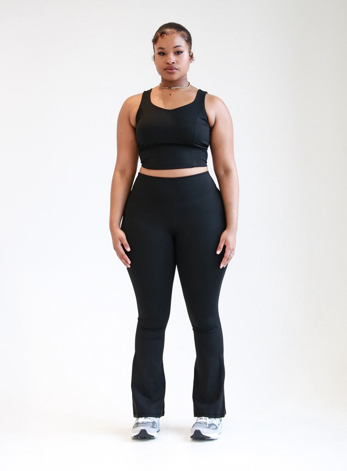 OYNX HIGH COMPRESSION MINI-FLARED LEGGINGS