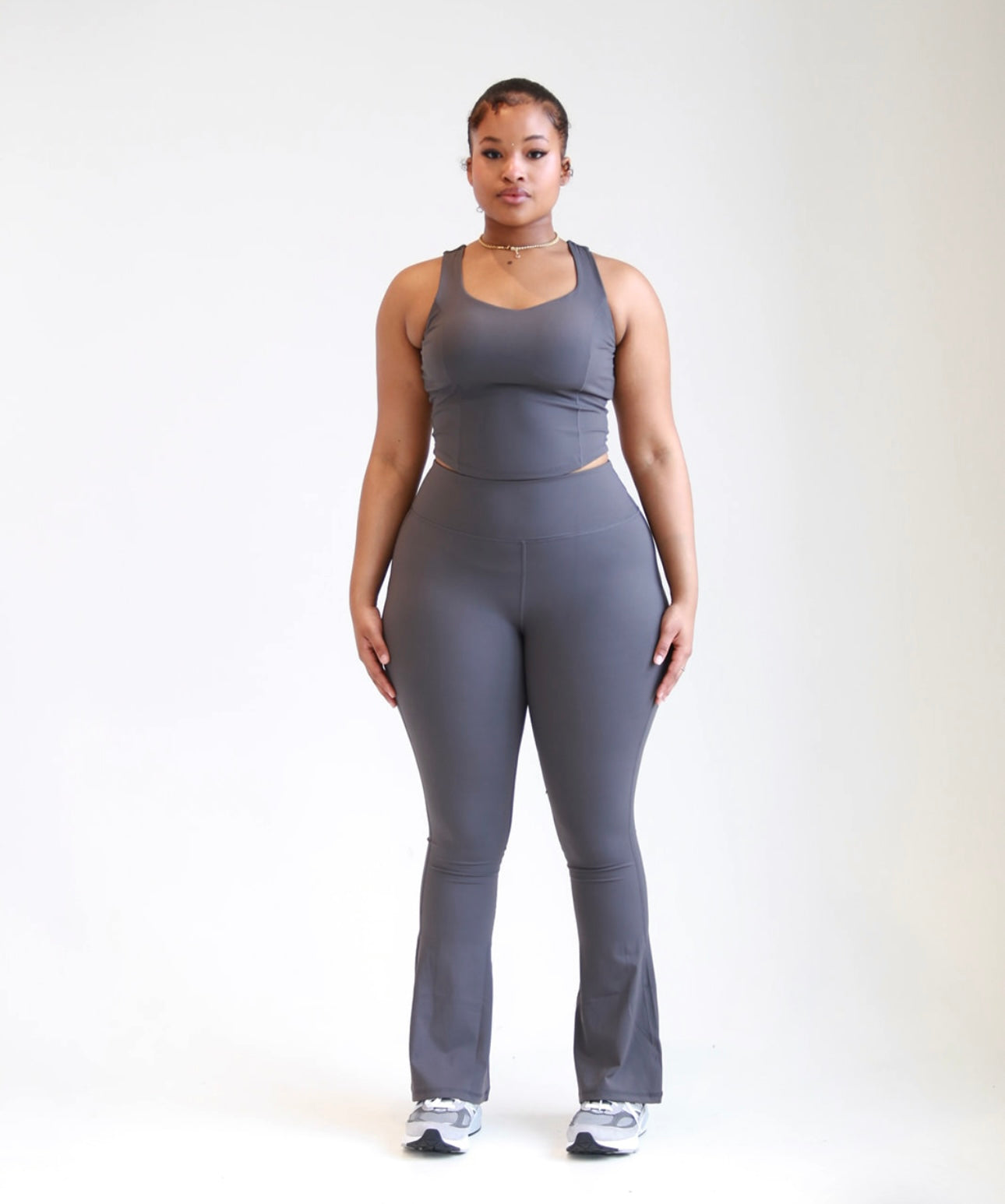 MOONSTONE  MINI-FLARED LEGGINGS