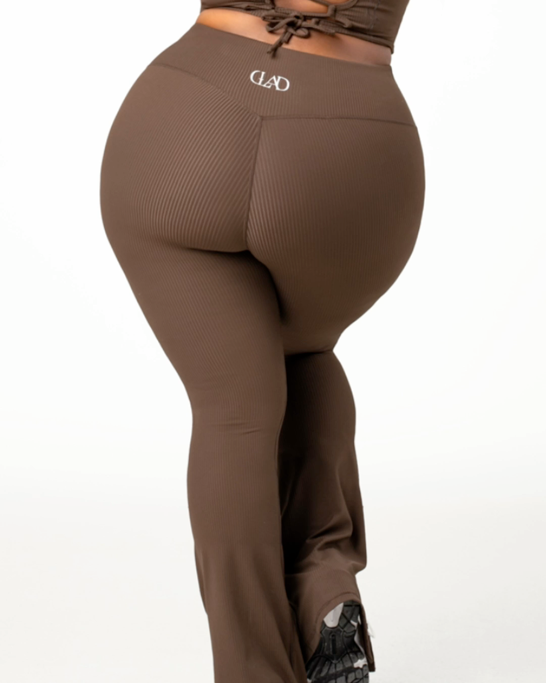 These brown flared leggings are so comfortable!! @Target 🤎 #leggings, flared leggings