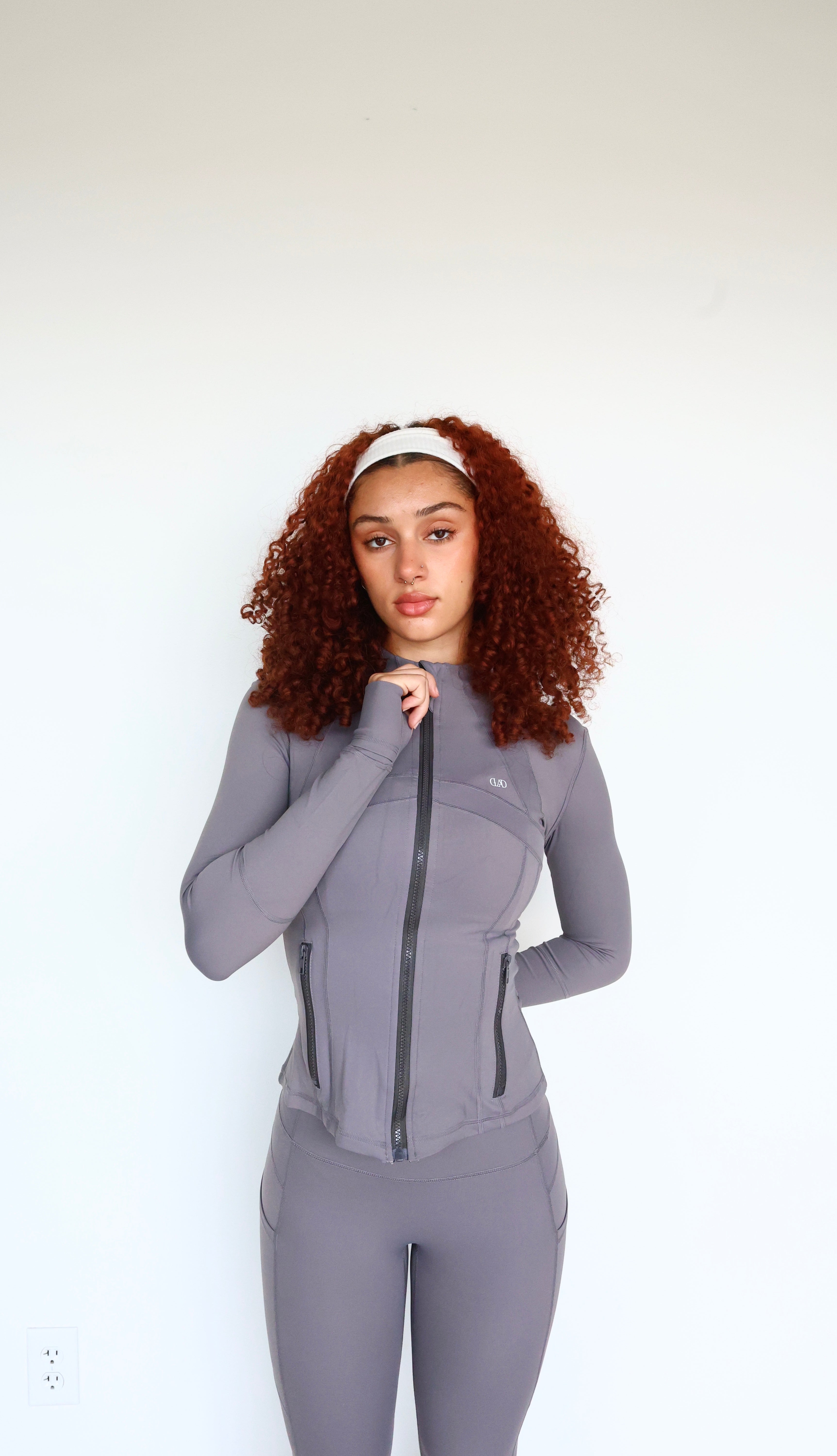 美品★ ESSENTIAL CURVE COLLAR JACKET Antigua Apparel 104629 - Protect Women's Colorblocked Full